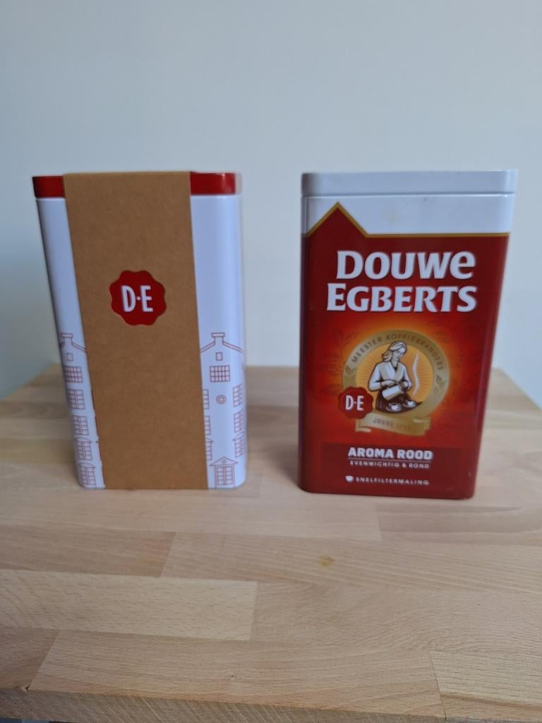 Douwe Egberts blikken, Ophalen of Verzenden, Gebruikt, Overige, Douwe Egberts