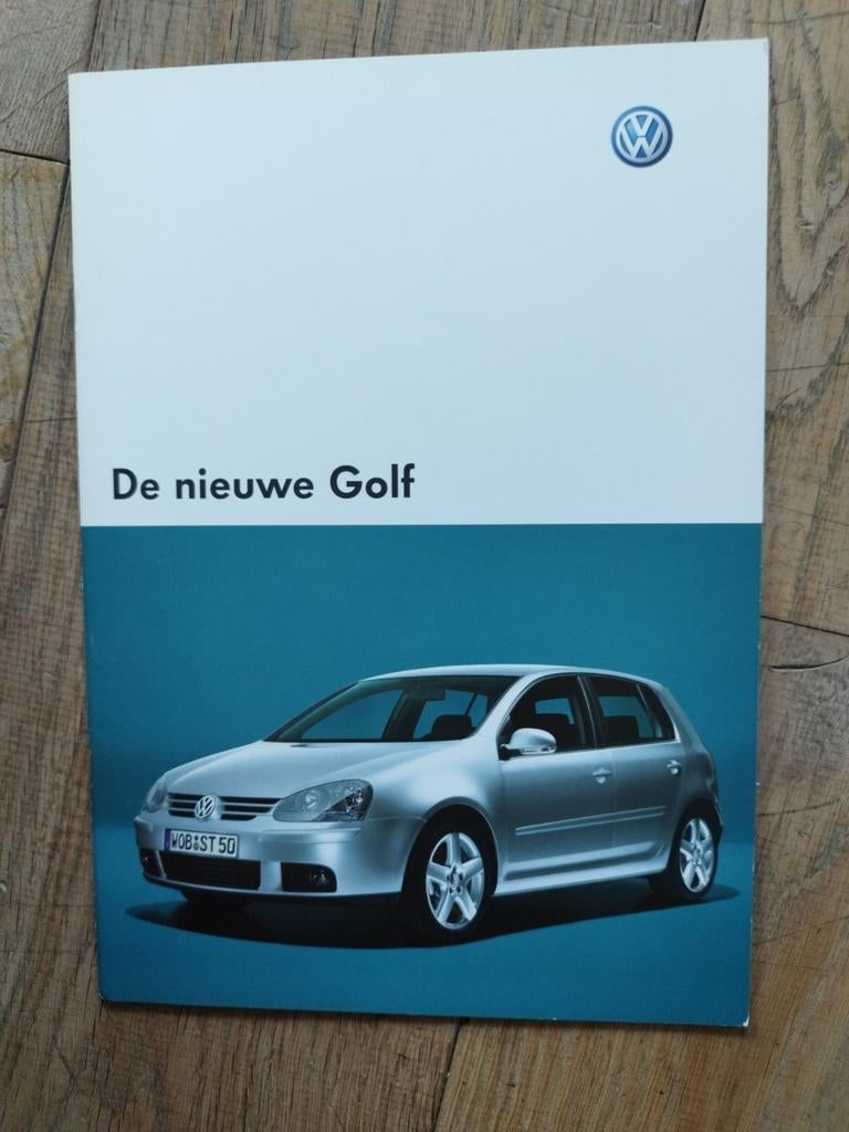 Volkswagen Golf folder 2003, Volkswagen, Ophalen of Verzenden, Zo goed als nieuw, Volkswagen
