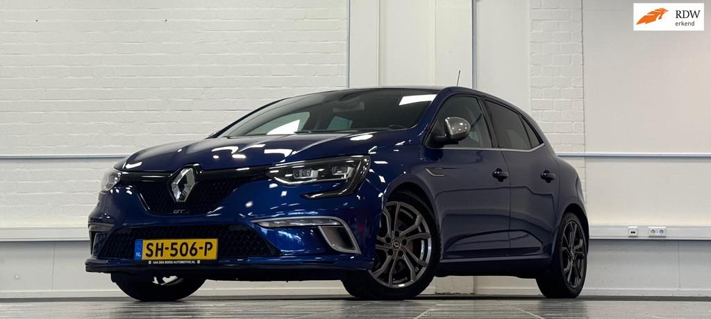 Renault Mégane 1.6 TCe GT 225PK Stage 1 Alcantara Trekhaak, Gebruikt, 4 cilinders, Blauw, 1650 kg