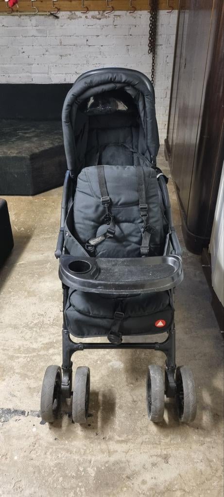 Topmark buggy - zwart, verstelbare rugleuning, Kinderen en Baby's, Buggy's, Ophalen of Verzenden, Gebruikt, Overige merken, Verstelbare rugleuning