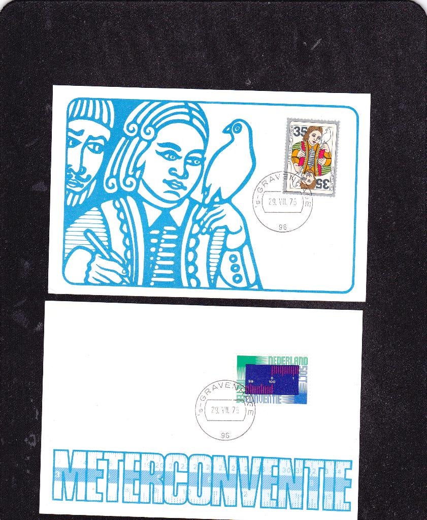 Maximumkaarten gelegenheid 1975 (795), Postzegels en Munten, Postzegels | Nederland, Verzenden