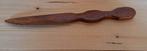 Vintage houten briefopener - Handgemaakt, Ophalen of Verzenden