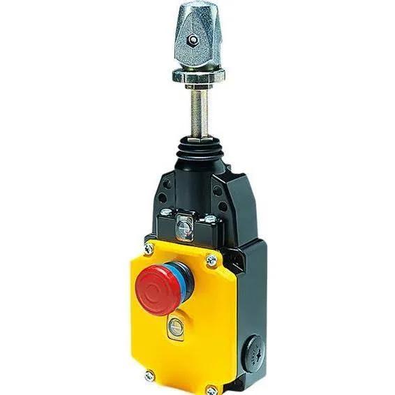 Pilz PSENrs Psen RS1.0-300 - 570300 Veiligheidsschakelaar, Ophalen of Verzenden, Rope pull switch, Rope pull switch, incl. E-STOP pushbutton, metal housing, 2 x N/C + 2 x N/O contacts