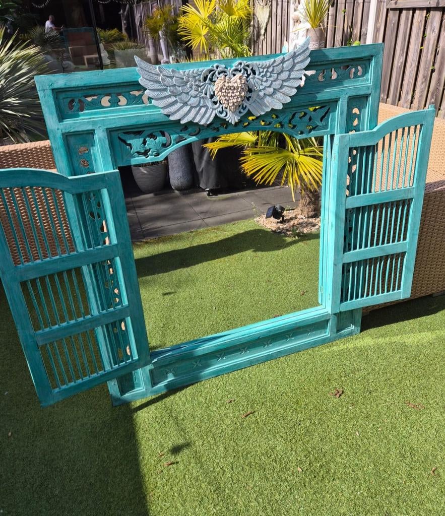 Ibiza spiegel (exclusief), Ophalen, 100 tot 150 cm, Zo goed als nieuw, 100 tot 125 cm