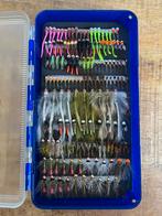 Fly Box Gevuld 150 Nymphen (sage orvis hatch vision simms), Ophalen of Verzenden, Zo goed als nieuw