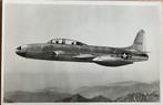 Ansichtkaart met Vliegtuig Straaljager Lockheed T33 Trainer, Verzamelen, Ophalen of Verzenden, 1940 tot 1960, Ongelopen, Voertuig