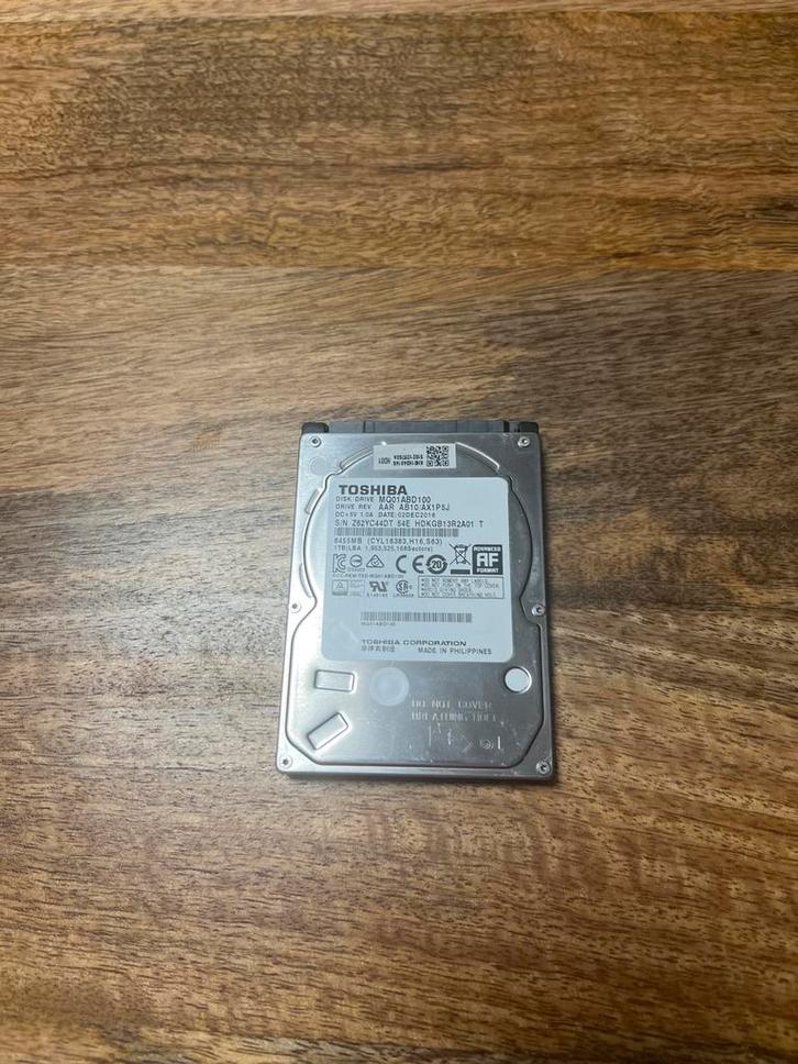 Toshiba MQ01ABD100 1TB HDD - Interne harde schijf, Computers en Software, Harde schijven, Gebruikt, Laptop, Intern, HDD, SATA