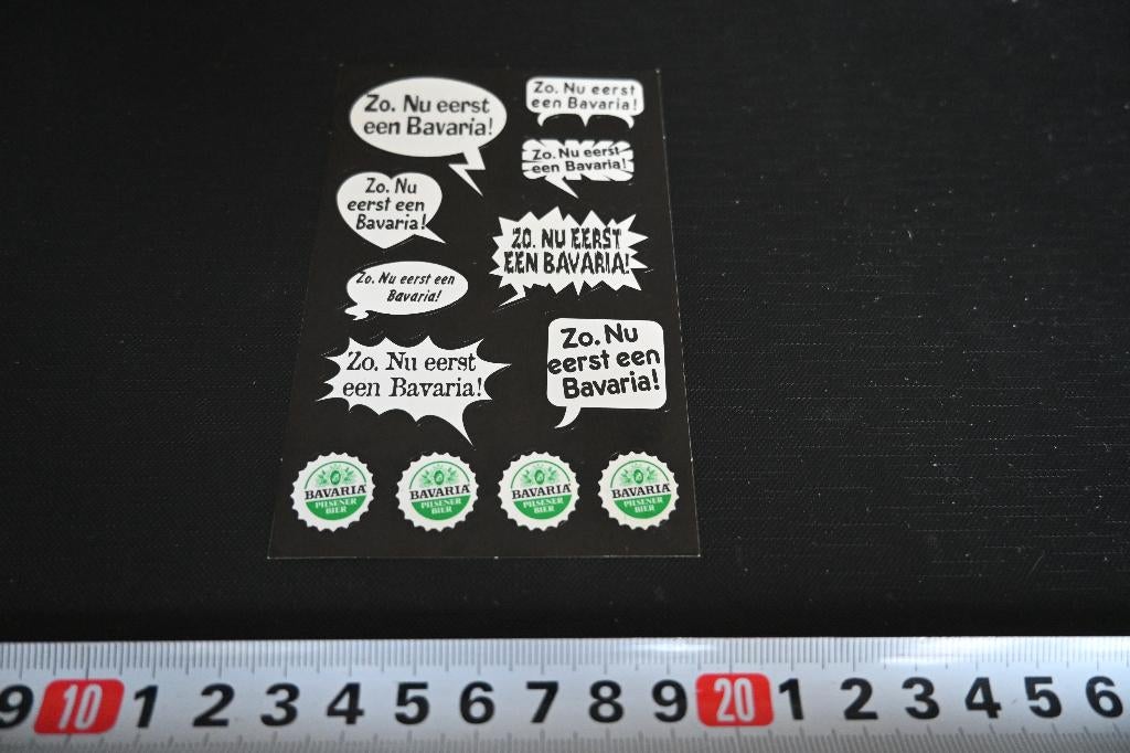 sticker Fotostickers set BAVARIA Bier Pils, Ophalen, Zo goed als nieuw