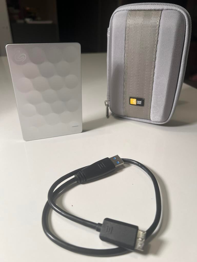 Seagate Portable Drive Harde Schijf Ultra Slim 1TB Platinum, Computers en Software, Harde schijven, HDD, Ophalen of Verzenden