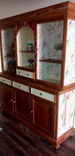 Houten buffetkast, Huis en Inrichting, Kasten | Buffetkasten, Ophalen, Gebruikt, 25 tot 50 cm, 200 cm of meer