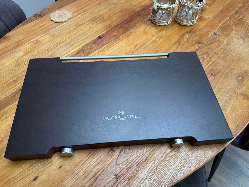 Faber-Castell kleurpotloden - Polychromos - 120 in luxe kist, Ophalen of Verzenden, Zo goed als nieuw, Potlood of Stift