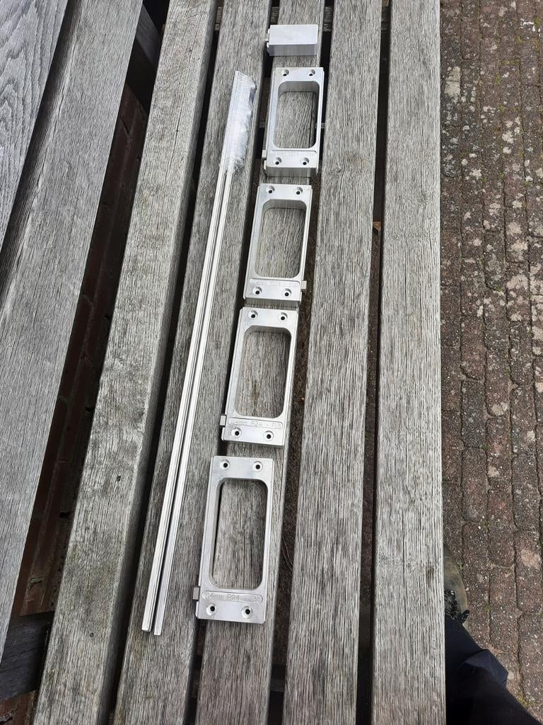 Freesmal scharnieren, Doe-het-zelf en Verbouw, IJzerwaren en Bevestigingsmiddelen, Nieuw, Rvs, Ophalen of Verzenden