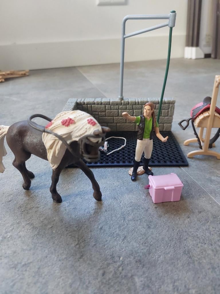 Schleich  wasplaats, Ophalen of Verzenden, Zo goed als nieuw