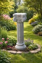 massief Ronde betonnen zuil met iconische kapiteel 27x27x80, Huis en Inrichting, Woonaccessoires | Zuilen en Pilaren, Ophalen