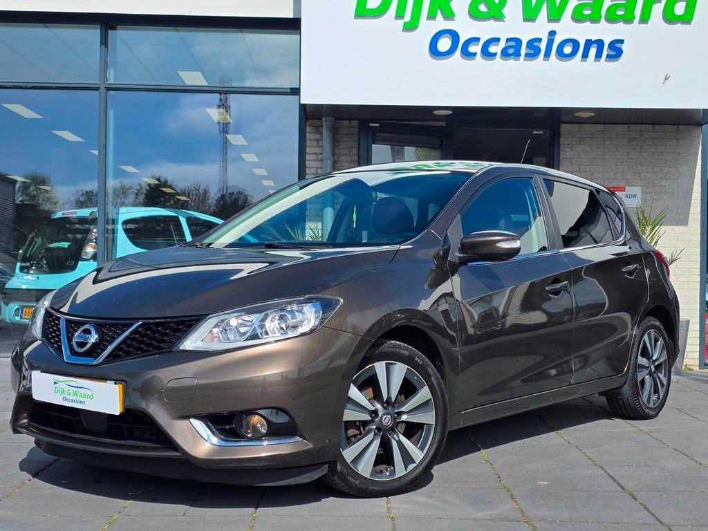 Nissan Pulsar 1.2 DIG-T Tekna – Automaat– Leer – 360°, Euro 5, Gebruikt, 4 cilinders, Bruin