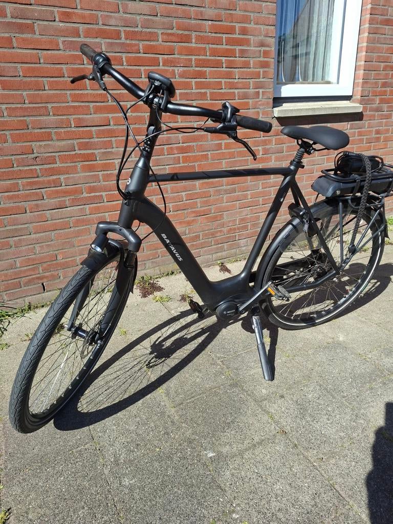 Izgst batavus finez elektrische herenfiets met Bosch middenm, Versnellingen, Batavus, Ophalen of Verzenden, Zo goed als nieuw
