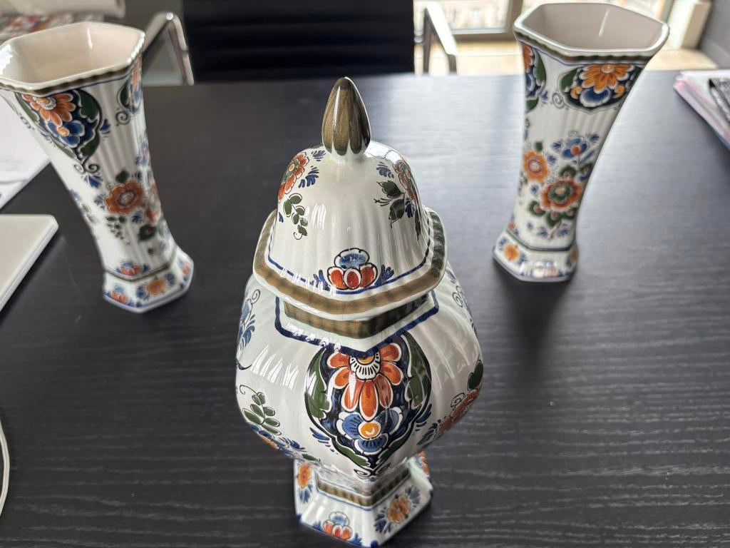 Delfts blauw pot en vazen, Ophalen of Verzenden