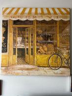 schilderij, Ophalen of Verzenden, Zo goed als nieuw, Schilderij, 75 cm of meer