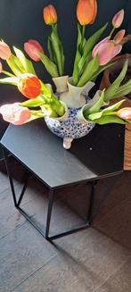 Leuk metalen bijzettafeltje, Ophalen, Minder dan 45 cm, Minder dan 55 cm, Metaal of Aluminium