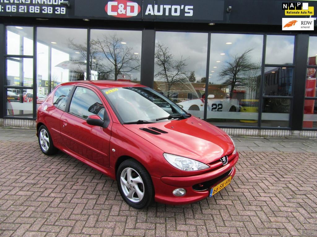 Peugeot 206 1.4-16V Air-line 3 SPORT 1EIG AIRCO 2006 ORIG NL, Auto's, Peugeot, Bedrijf, ABS, Airbags, Airconditioning, Boordcomputer