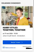 Harry Styles 17.5.2026 staplaatsen, Twee personen, Mei