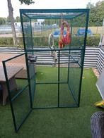 Zeer ruime kooi voor buiten maat 1vierkante meter gebruikt i, Ophalen, Metaal, Vogelkooi