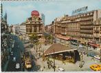 Brussel met auto's en tram, Peugeot 403, Coca Cola, Ophalen of Verzenden, 1960 tot 1980, Ongelopen, Brussel (Gewest)