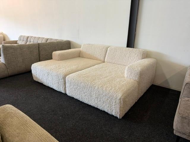 Sofa Ramona, Doodle Cream - NIEUW!, Huis en Inrichting, Banken | Sofa's en Chaises Longues, Ophalen of Verzenden, Nieuw, Stof