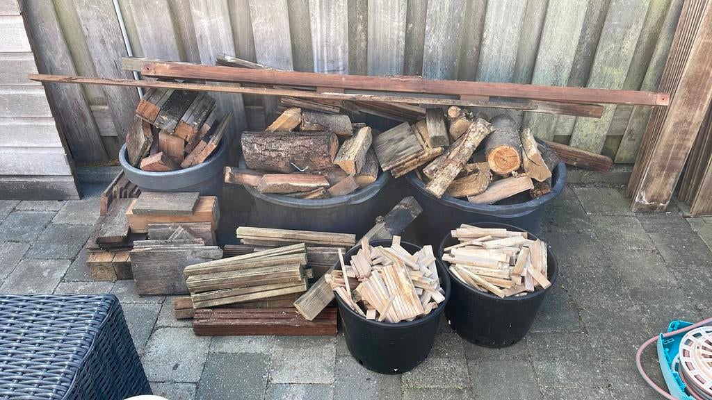 Openhaardhout - Diverse Houtsoorten, Tuin en Terras, Haardhout, Minder dan 3 m³, Ophalen of Verzenden, Overige houtsoorten, Blokken