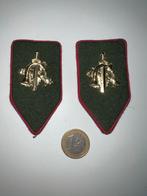 Kraagspiegels Limburgse Jagers, Verzamelen, Ophalen of Verzenden, Landmacht, Nederland, Embleem of Badge