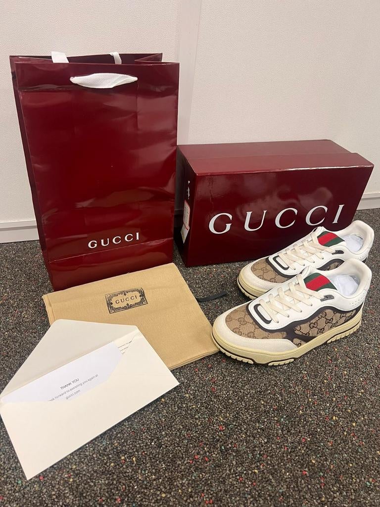 Gucci Sneakers Maat 42 Nieuw in Doos, Ophalen of Verzenden, Nieuw, Overige kleuren