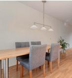 Eettafel met stoelen, Ophalen, Gebruikt, 100 tot 150 cm, 50 tot 100 cm