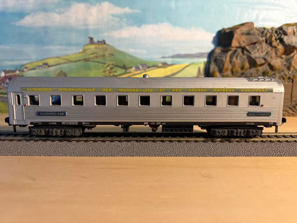 Pocher nr 204 slaaprijtuig type P, Overige merken, Gebruikt, Gelijkstroom, Verzenden