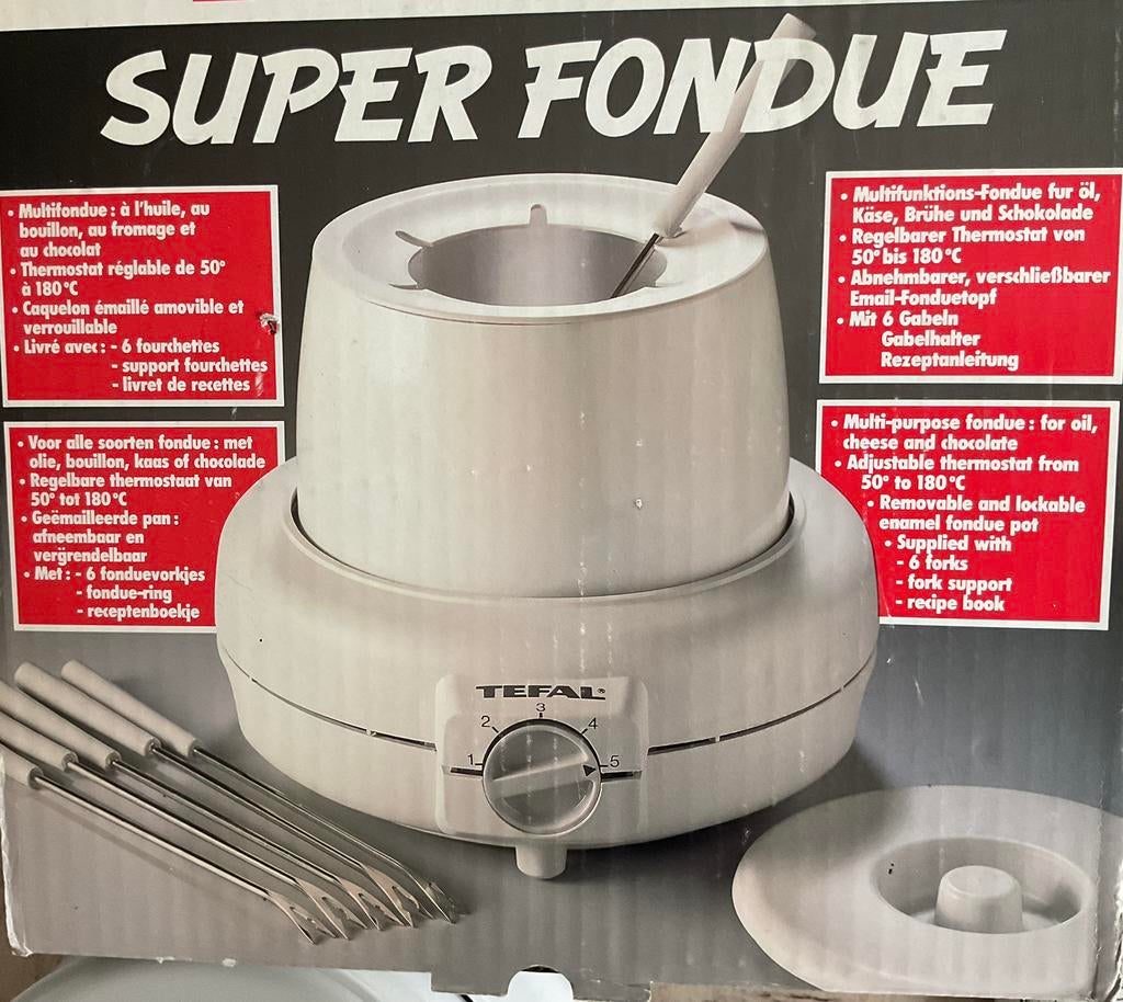 Tefal fondue, Ophalen of Verzenden, Nieuw, Elektrisch, Fondueset