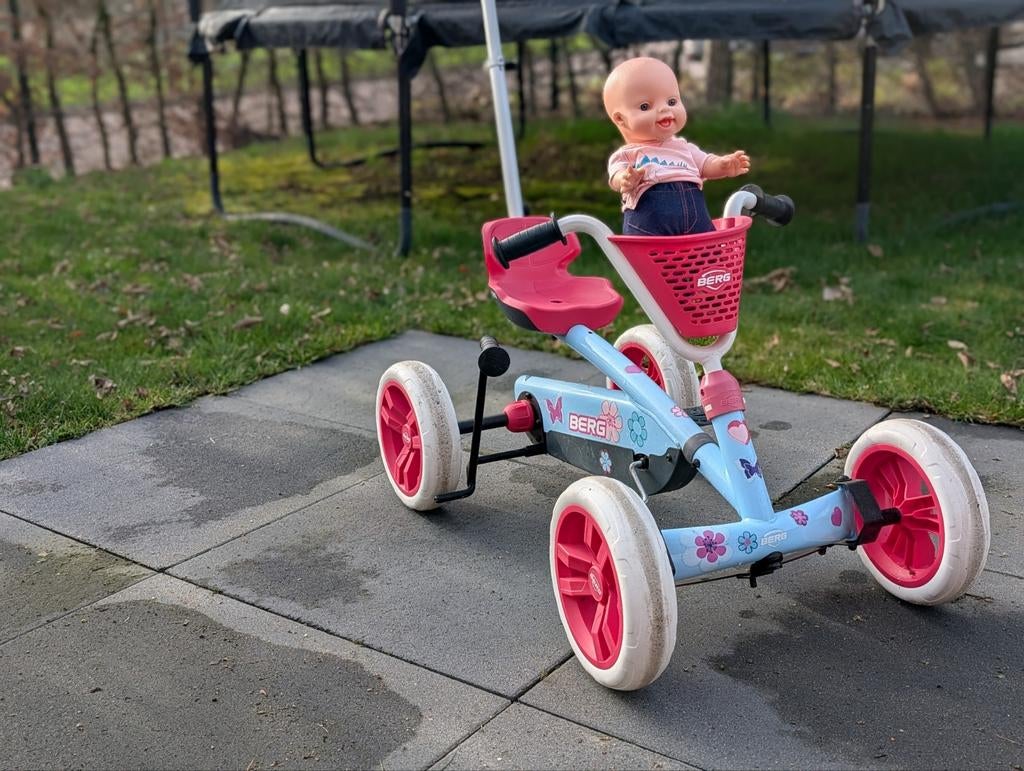 Berg Buzzy Bloom Skelter met mandje en duwstang, Kinderen en Baby's, Speelgoed | Buiten | Skelters, Ophalen, Gebruikt, Berg