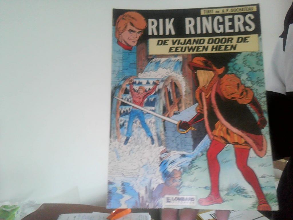 rik ringers nr 26 de vijand door de eeuwen heen le lombard, Eén stripboek, Ophalen of Verzenden, Zo goed als nieuw