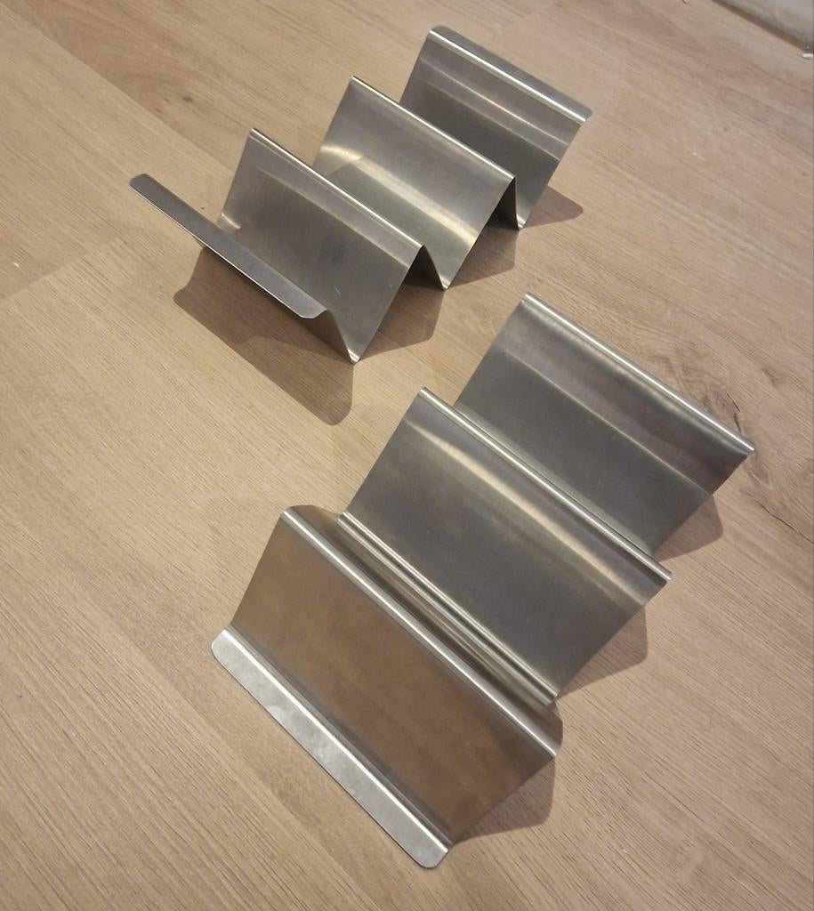 Tacorekjes RVS, Huis en Inrichting, Keuken | Servies, Ophalen of Verzenden