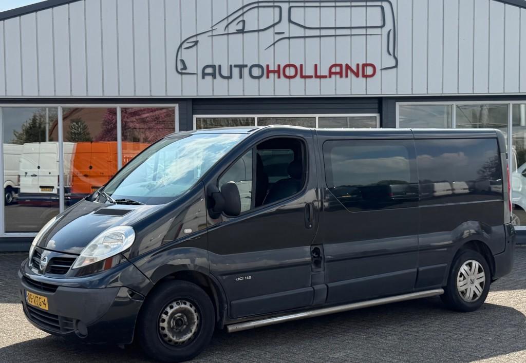 Nissan PRIMASTAR 2.0 DCI 84KW 115PK DC DUBBELE CABINE L2H1 A, Auto's, Bestelauto's, Voorwielaandrijving, 1800 kg, 1995 cc, 4 cilinders