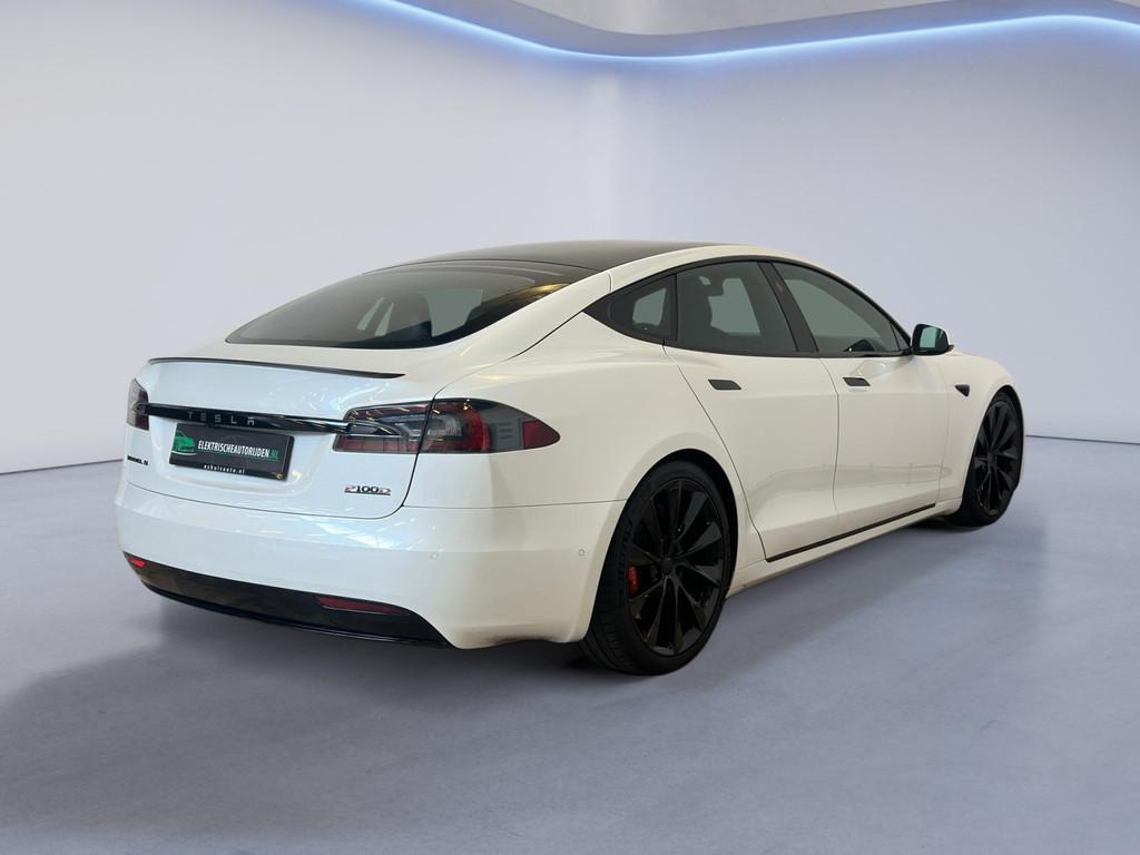 Tesla MODEL S P100D PERFORMANCE|700PK| INRUIL MOGELIJK|, Auto's, Tesla, Model S, Wit, Leder, 1249 min