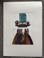 Pentekening vrouwenn onder raam van Nuno ‘93, Ophalen of Verzenden