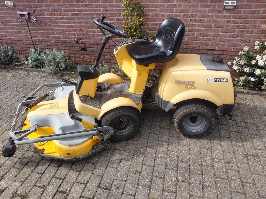 Stiga park comfort frontmaaier, Ophalen, Gebruikt, Stiga, Mulchfunctie