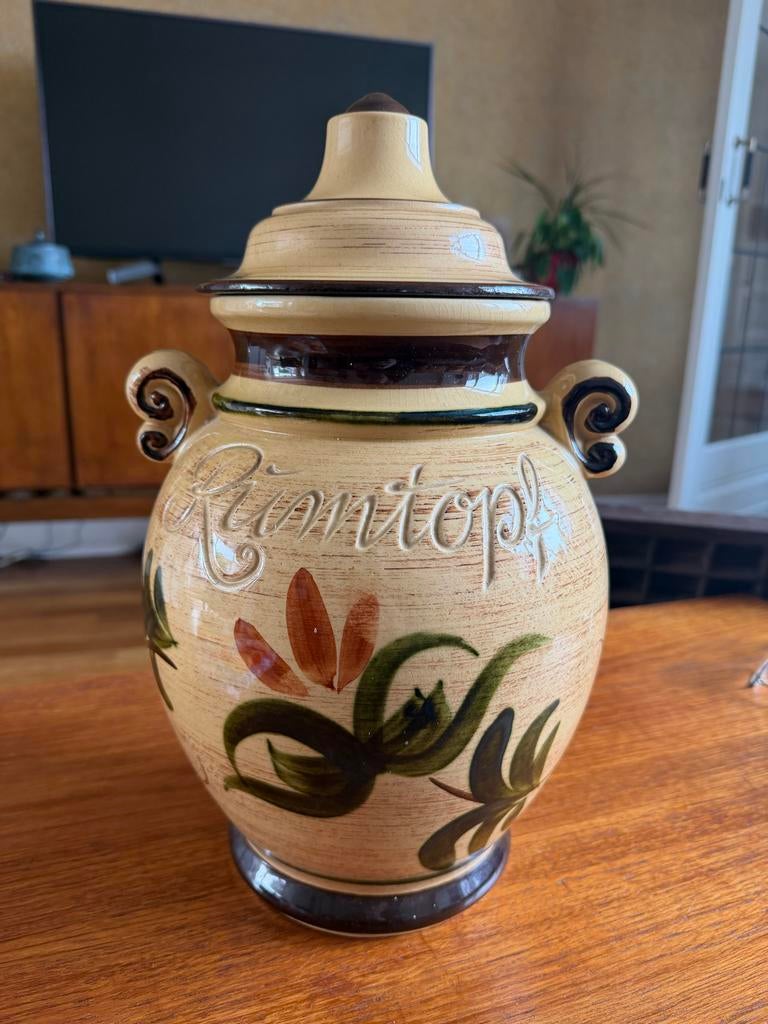 Grote vintage Rumtopf pot van West Germany, 36 cm hoog, Ophalen of Verzenden