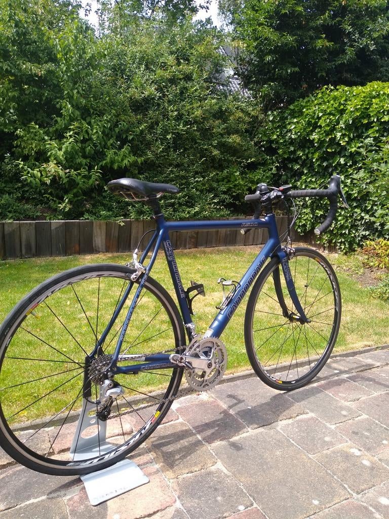 Racefiets Cannondale, Gebruikt, Aluminium, Meer dan 20 versnellingen, 53 tot 57 cm