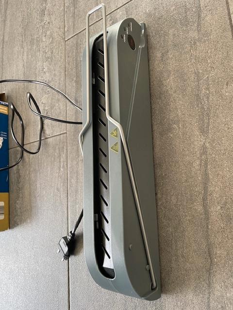 thermische inbinder + inbindmappen, Diversen, Bureau-accessoires, Zo goed als nieuw, Ophalen