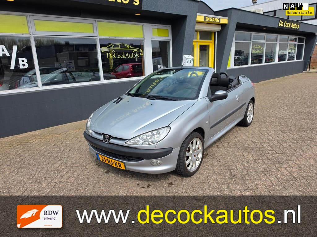 Peugeot 206 CC 1.6-16V, Auto's, Peugeot, Bedrijf, Te koop, Airbags, Centrale vergrendeling, Elektrische buitenspiegels, Elektrische ramen