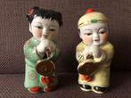 2 Chineese figuurtjes spaarpot, Ophalen of Verzenden, Zo goed als nieuw, Steen, Aardewerk of Keramiek, Overige thema's