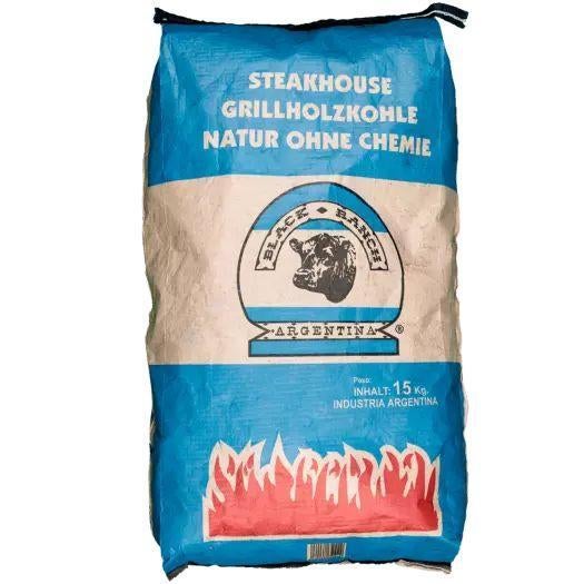 Black Ranch Quebracho Blanco Houtskool Argentinië 15KG, Tuin en Terras, Ophalen of Verzenden, Nieuw