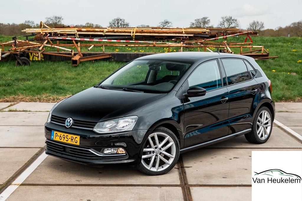 Volkswagen Polo 1.2 TSI Highline | CLIMA | 17" MIRABEAU VELG, Auto's, Volkswagen, Stof, Euro 6, 4 cilinders, Zwart