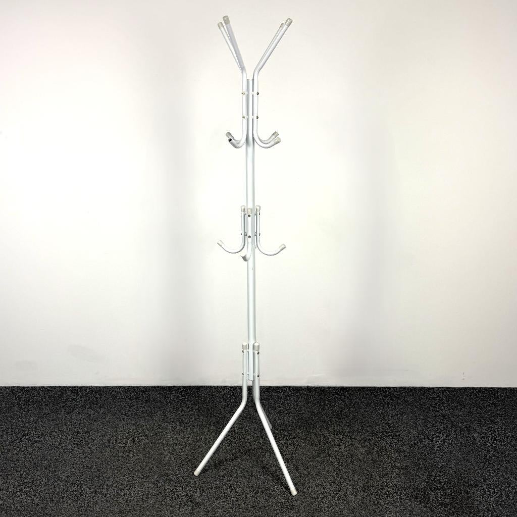 Staande Kapstok - Wit | 12 Haken 26161, Huis en Inrichting, Woonaccessoires | Kapstokken, Gebruikt, Staande kapstok, 150 tot 200 cm