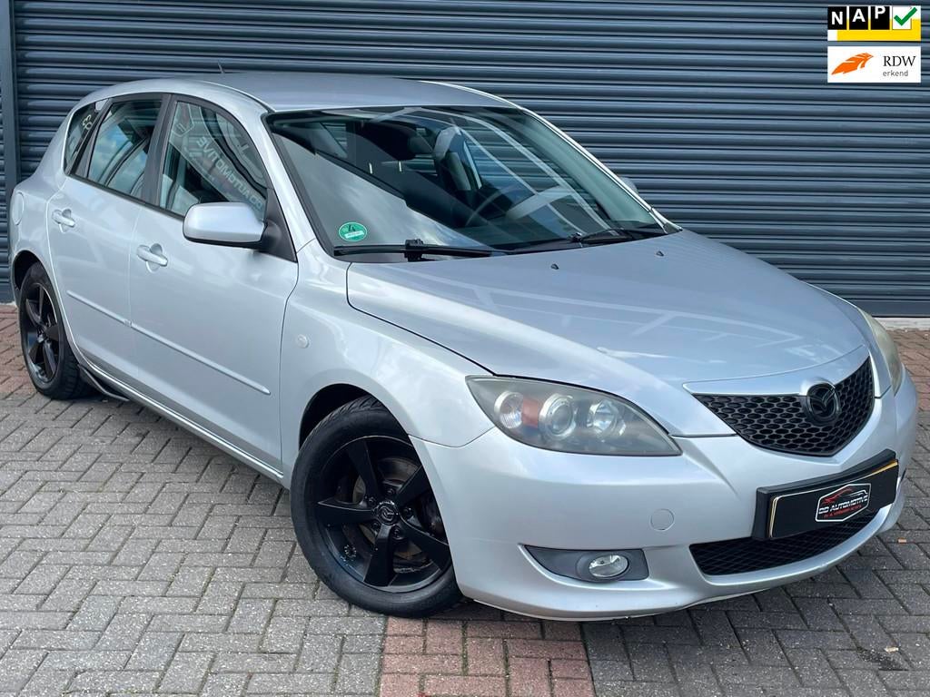 Mazda 3 Sport 1.6 Touring Airco | Trekhaak | Elektr Pakket, Auto's, Mazda, Voorwielaandrijving, Stof, Gebruikt, Zwart